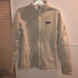 Birch White Patagonia Fleece Jacket